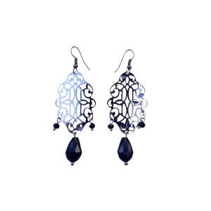 Boucles d'oreilles argent et avec perle