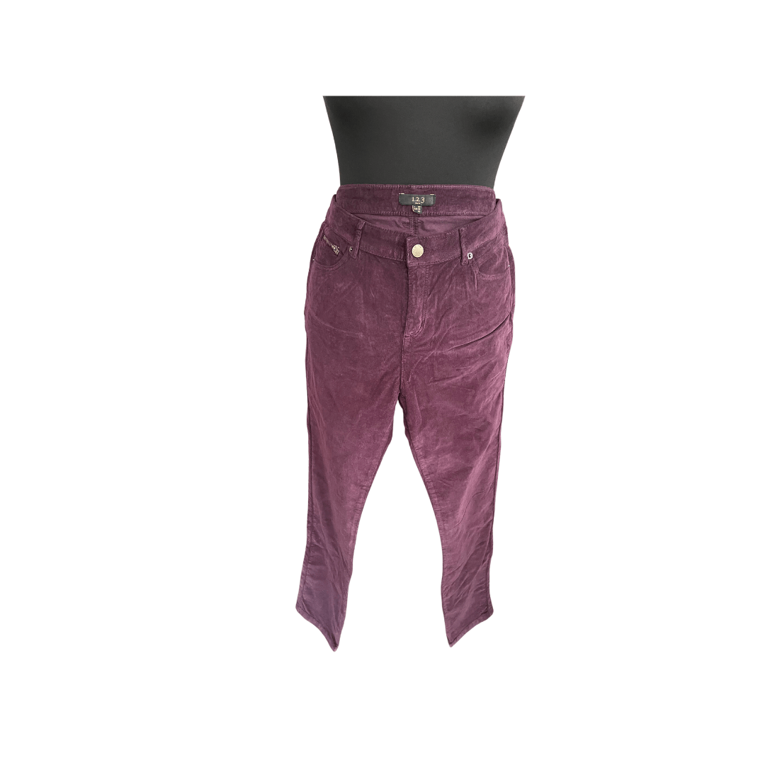 Pantalon bordeaux