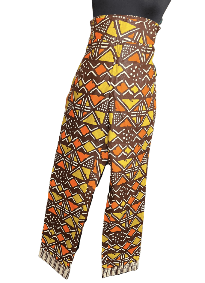 Pantalon en tissu africain